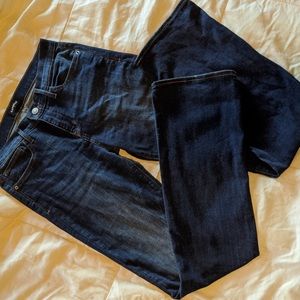 Dark Wash Express Barely Boot Mid Rise Jean Size 8R